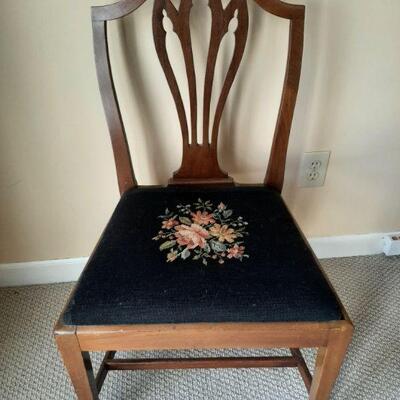 Needlepoint chair  $60.00