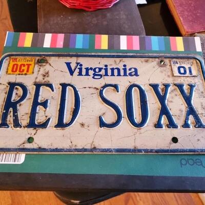 Red Sox license plate