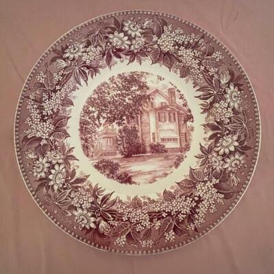 Longwood Colkege collector plate