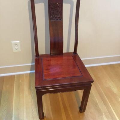 Showing rosewood dining chair