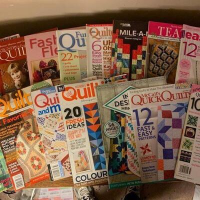 200 Quilting magazines