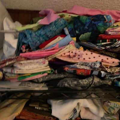 Hundreds of yards for quilting