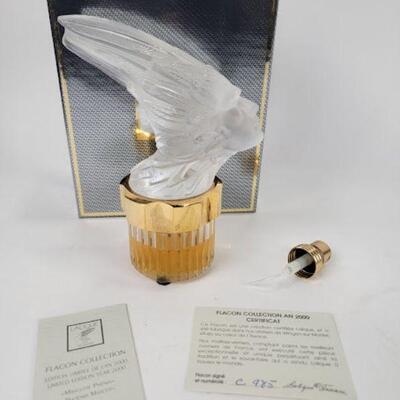 Lalique perfume bottle. 