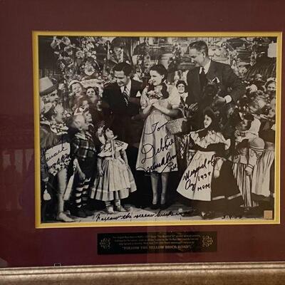 Mickey Carroll autographed Wizard of Oz Photo