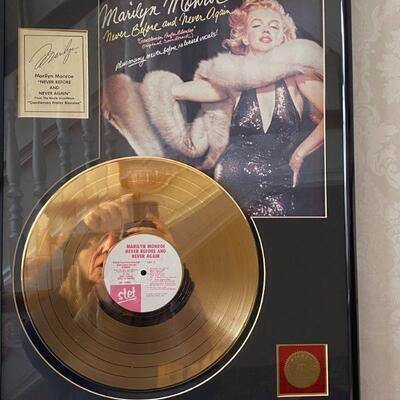 Marilyn Monroe Gold Record
