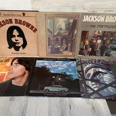 Lot of 6 Jackson Browne Vinyl LP's / Records