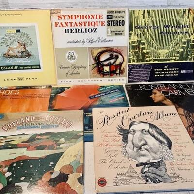 Lot of 8 Vinyl LP's/Records, Classical Genre, as pictured