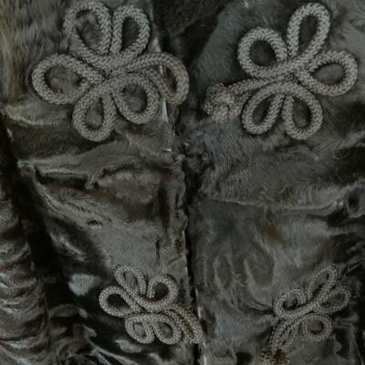 Russian broadtail jacket with sheared beaver trim