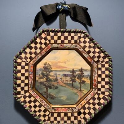 Mackenzie Childs decorative plate