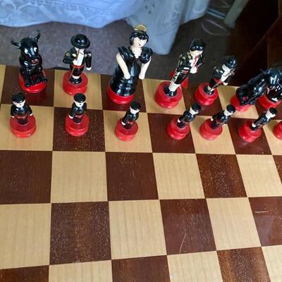 Vintage chess sets from around the world