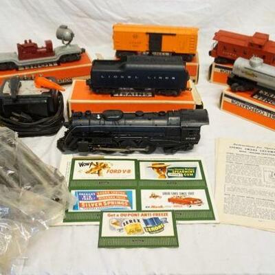 1066	LIONEL TRAINS OUTFIT NO. 1473 O27 GAUGE FREIGHT TRAIN W/ WHISTLE & SMOKE
