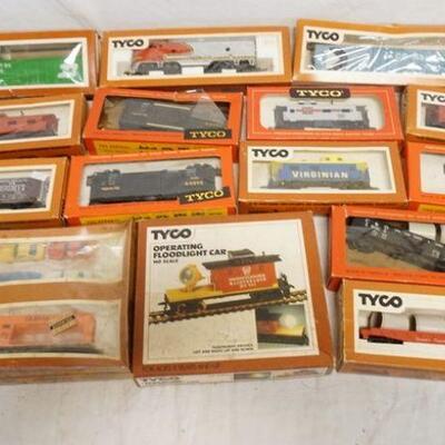 1280	15 TYCO HO GAUGE MODEL TRAINS
