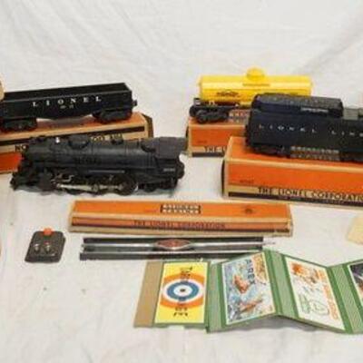 1287	LIONEL TRAINS OUTFIT NO. 1513S O27 FREIGHT TRAIN W/ SMOKE 
