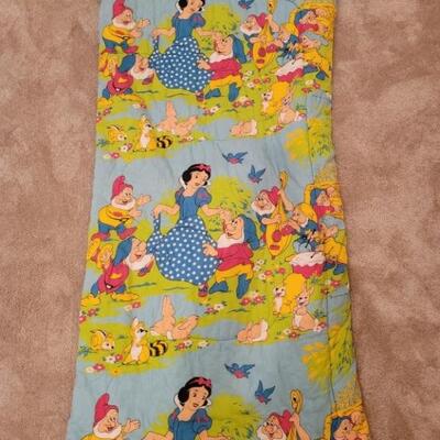 Vintage Walt Disney Snow White Sleeping Bag