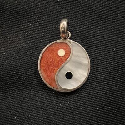 Yin & Yang Charm Marked 925, weighs 3 grams