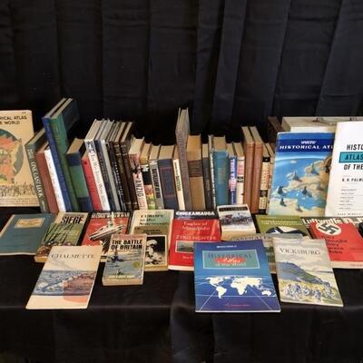 Lot of Books with A Lot of Maps & History