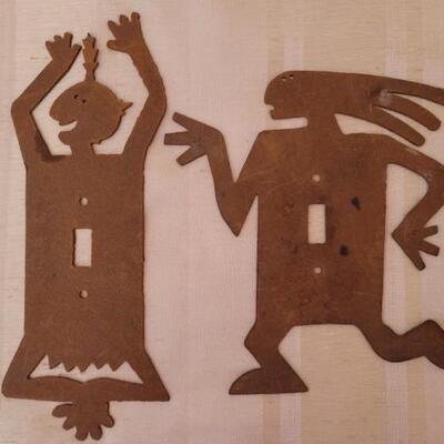 Southwestern Comical Metal Light Switch Covers