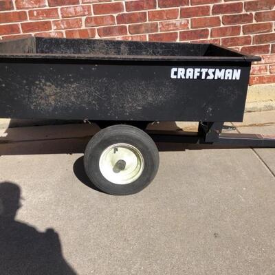 Craftsman Lawn Dump-Cart for use with Yard Tractor