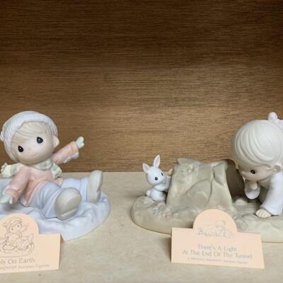 (2) Precious Moments Figurines: 1-Angels on Earth