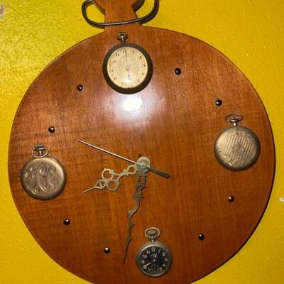 Pocket Watch Wall  Clock 