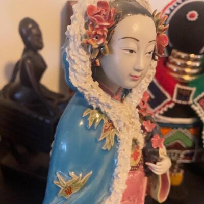 ASIAN & AFRICAN STATUETTES, AND OTHER VINTAGE COLLECTIBLE SMALLS & TCHOTCHKES! 