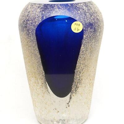 MID CENTURY MANDRUZZATO SOMMERSO VASE