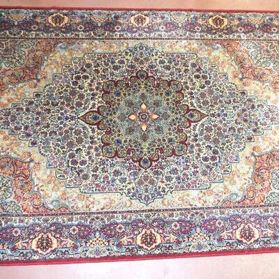 LARGE SEMI ANTIQUE SAROUK RUG 9.5 ft