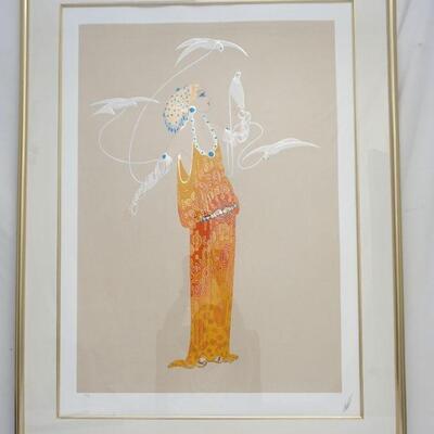 ERTE "APHRODITE" ART DECO SIGNED SERIGRAPH