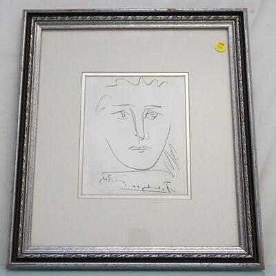 PICASSO POUR RUBY OFFSET LITHOGRAPH