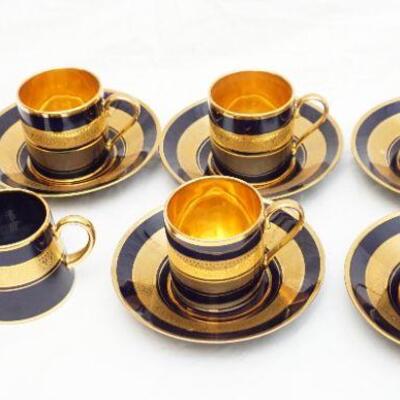 12 pc MADAME POMPADOUR LEGLE D'ART LIMOGES