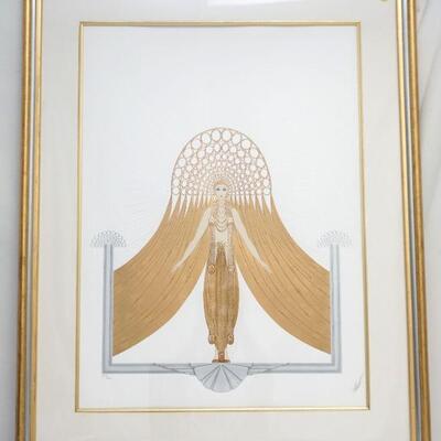 ERTE "CIRCE" ART DECO SIGNED SERIGRAPH