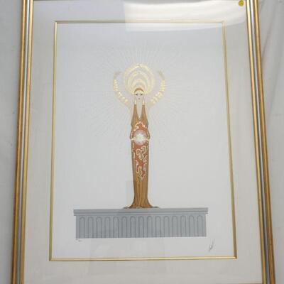 ERTE "DIANA" ART DECO SIGNED SERIGRAPH