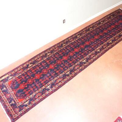 TURKISH 18FT KAZAK HAND KNOTTED RUNNER