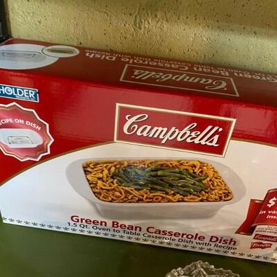 Who knew there was a real green bean casserole dish for it!