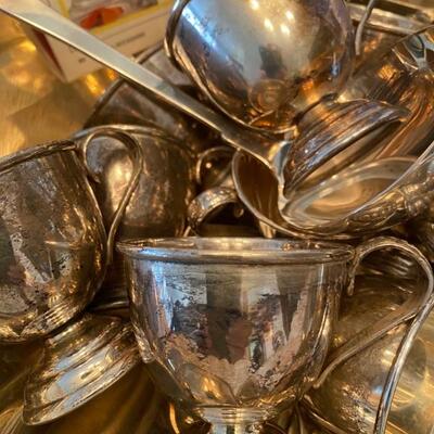 Silver Plate Cups