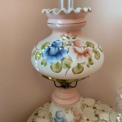 Vintage Hand Painted GWTW Table Lamp
