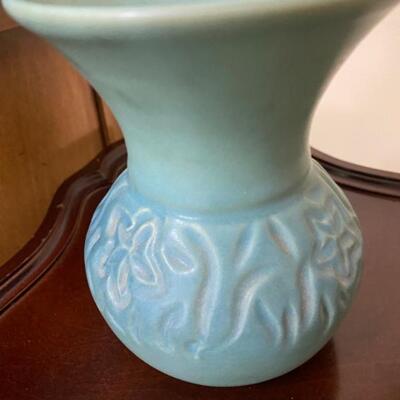 Vintage Van Briggle Ming Blue Vase