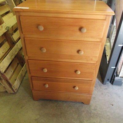 WALNUT DRESSER 27" X 15" X 40"