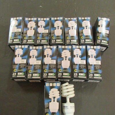 EIKO 23 WATT GU24 BASE DIMMABLE LIGHT BULBS CERTIFIED GREEN