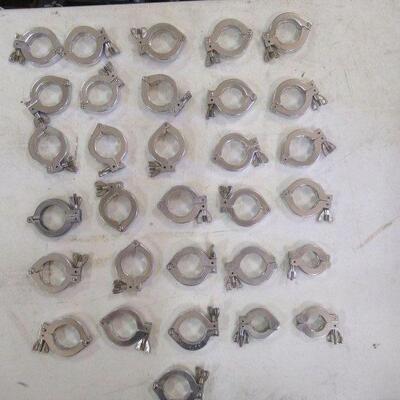 31 STAINLESS STEEL HEAVY DUTY CLAMPS T304 APPLIED MATERIALS AMAT SEMICONDUCTOR PART