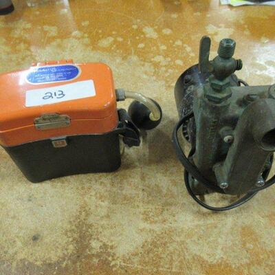 GAS TESTER D-15 DAVIS INSTRUMENTS AND PROVEN PUMPS