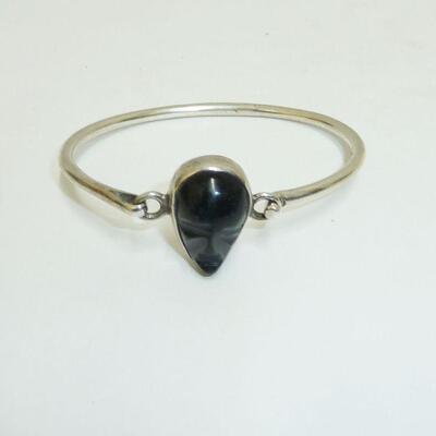 925 Obsidian bracelet