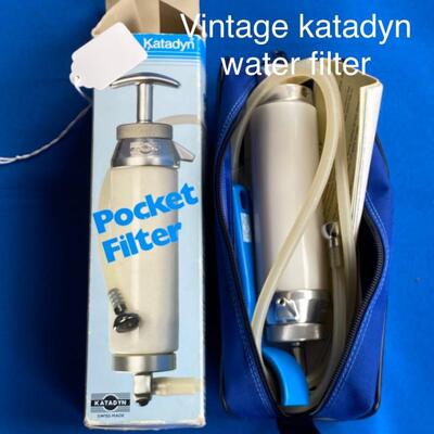 Vtg Katadyn water filter