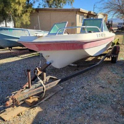 #34 • Thunder Craft Boat And Trailer Boat VIN: TH730140
CF Number: 4852FH 
Doc Fee: $70 
DMV Transfer Fee: $75 
Sold on Application for...
