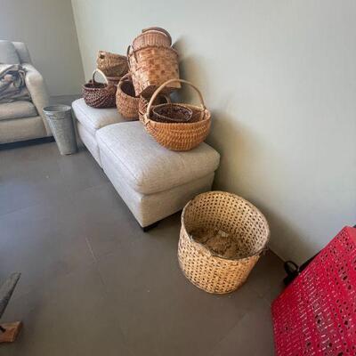 Hand woven baskets