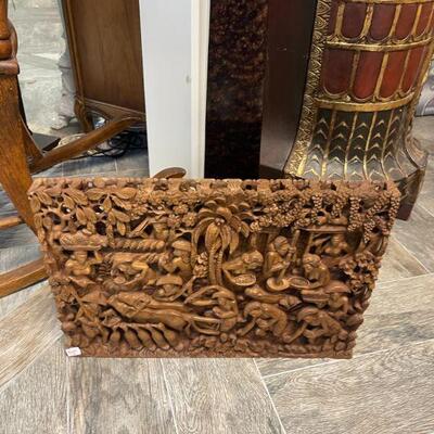 Wood carving
