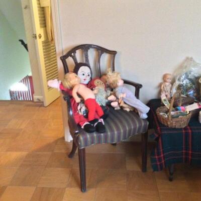 Armchair, vintage 1960â€™s dolls