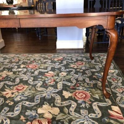 Banded Mahogany Chippendale Cabriole Leg Table