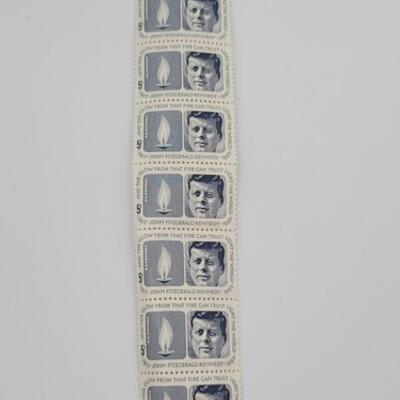 JFK Flame Stamps, unused