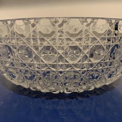 Vintage Brilliant Cut Crystal Fruit Bowl